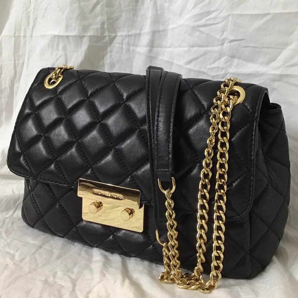 MICHAEL Michael Kors Sloan XL Chain Shoulder Bag - Picture 1 of 12